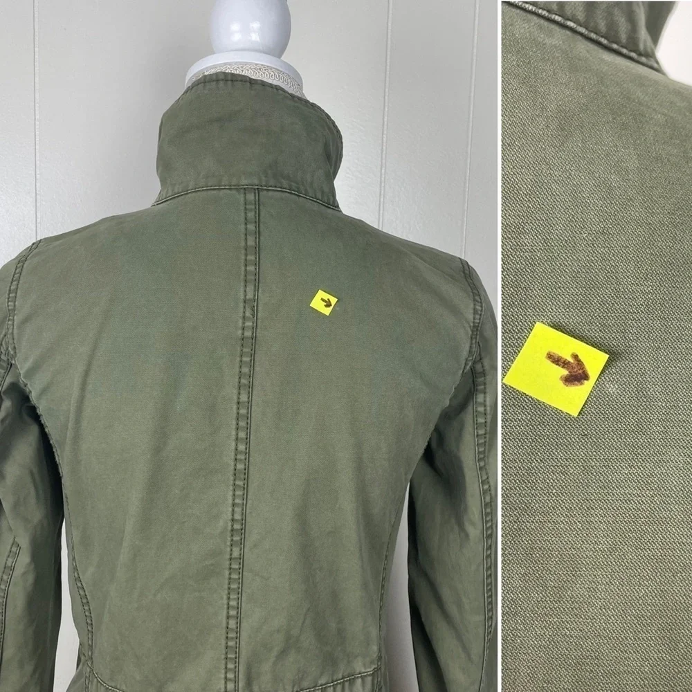 Madewell Fleet Jacket Olive Green Size XXS - Picture 14 of 14
